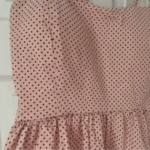 Twik Pink Polka Dot Midi Dress